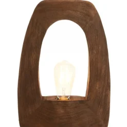 Light en Living Tafellamp CARINI - bruin - 27x10x35cm