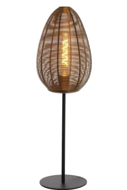 Light en Living Tafellamp Ø20×67 cm YAELLE antiek brons+mat zwart