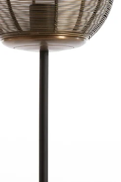 Light en Living Tafellamp Ø20×67 cm YAELLE antiek brons+mat zwart