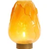 Light en Living Tafellamp Ginny LED op batterij okergeel goud 27 cm