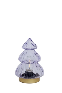 Light en Living Tafellamp LED Ø12x18 cm TREE lila-goud