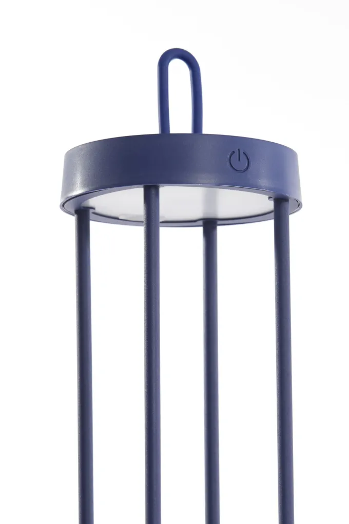 Light en Living Tafellamp LED Ø13x28 cm ISALO blauw
