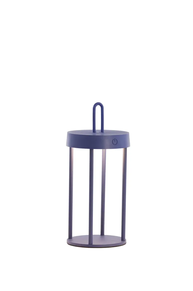 Light en Living Tafellamp LED Ø13x28 cm ISALO blauw