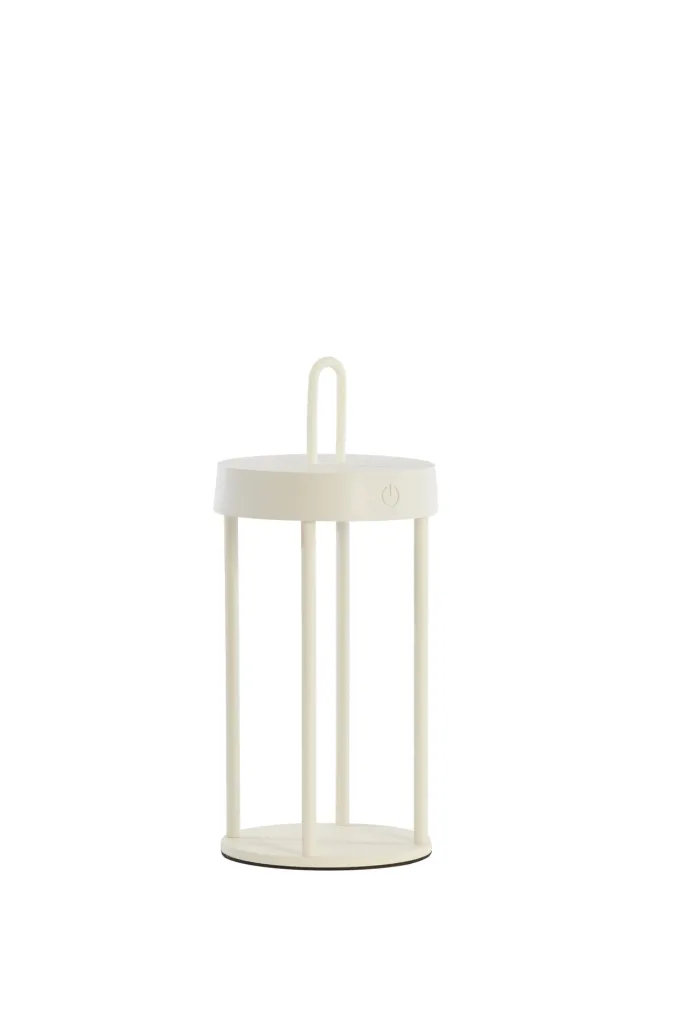 Light en Living Tafellamp LED Ø13x28 cm ISALO creme