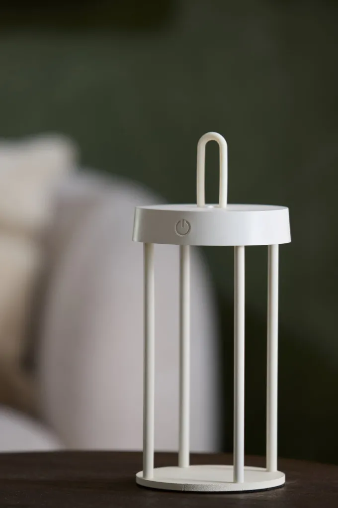 Light en Living Tafellamp LED Ø13x28 cm ISALO creme
