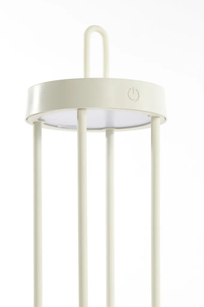 Light en Living Tafellamp LED Ø13x28 cm ISALO creme