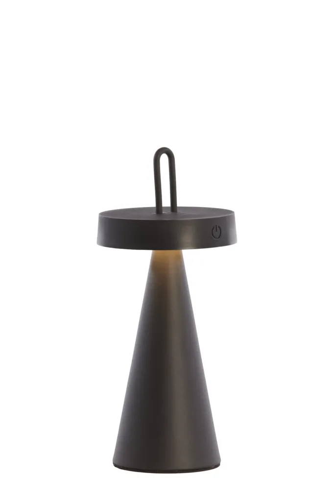 Light en Living Tafellamp LED Ø13x28,5 cm ANKENTA zwart