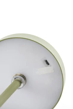 Light en Living Tafellamp LED Ø13x47 cm AMPEHA olijf groen