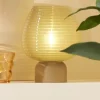 Light en Living Tafellamp LED Ø22x27 cm ALENNA glas groen grijs
