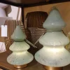 Light en Living Tafellamp LED Ø14x20 cm TREE glas mint groen+goud