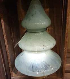Light en Living Tafellamp LED Ø14x20 cm TREE glas mint groen+goud