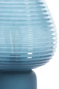 Light en Living Tafellamp LED Ø22x27 cm ALENNA glas blauw