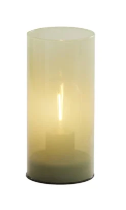 Light en Living Tafellamp LED Ø7x15 cm VAZOLLA glas melk mint groen