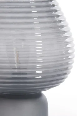 Light en Living Tafellamp LED Ø22x27 cm ALENNA glas grijs