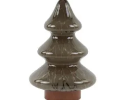 Light en Living Tafellamp LED Ø19x28 cm TREE glas bruin+koper