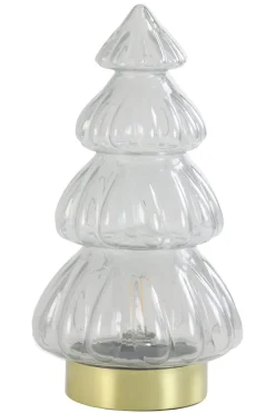 Light en Living Tafellamp LED Ø15x28 cm TREE glas licht grijs