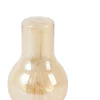 Light en Living Tafellamp LED Ø13x21,5 cm ZENY hout print d bruin+glas amber