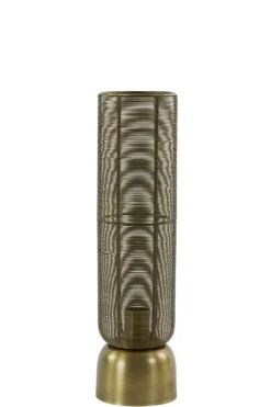 Light en Living Tafellamp Lezuza antiek brons - 2 maten