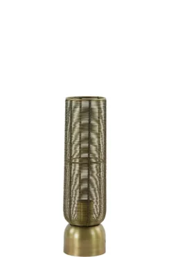 Light en Living Tafellamp Lezuza antiek brons - 2 maten