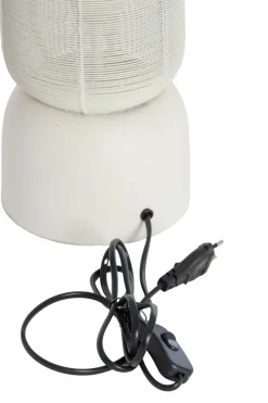 Light en Living Tafellamp Lezuza crème - 2 maten van Light & Living