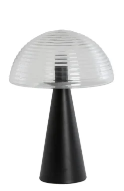 Light en Living Tafellamp Mueda - zwart - Ø30cm