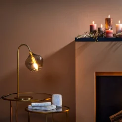 Light en Living Tafellamp RAKEL Antique brass of zwart - Light & Living