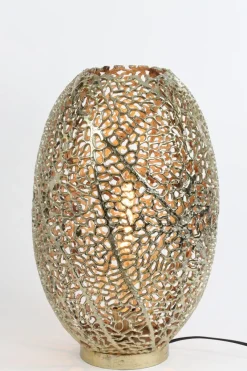 Light en Living Tafellamp SINULA goud - 2 maten
