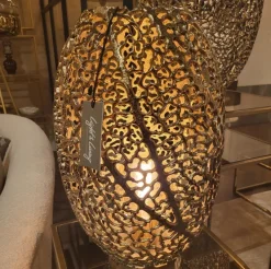 Light en Living Tafellamp SINULA goud - 2 maten