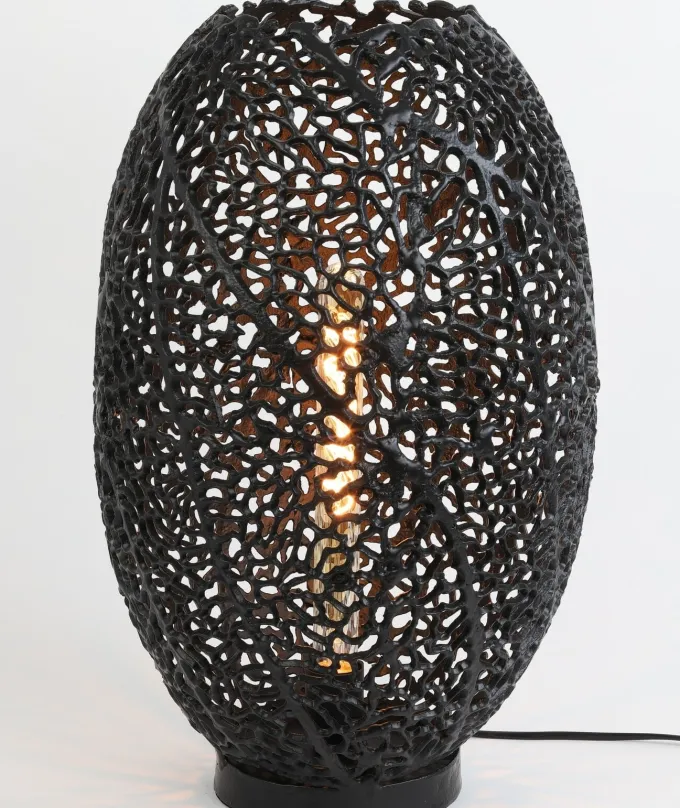 Light en Living Tafellamp SINULA zwart - 2 maten