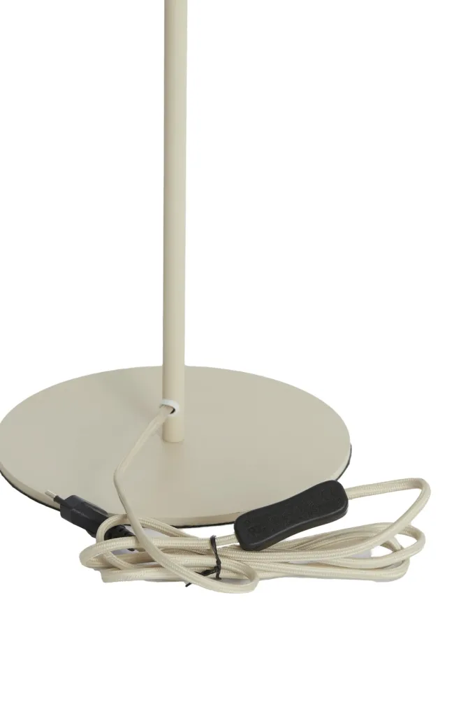 Light en Living Tafellamp SOLUNE Ø25x70 cm – Naturel & Crème | Light & Living