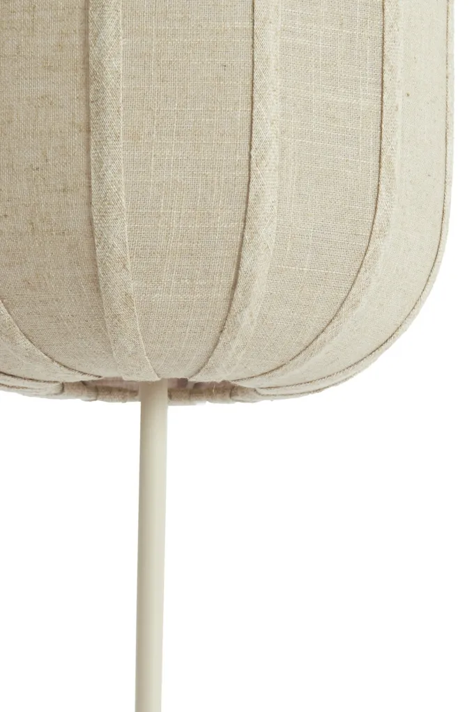 Light en Living Tafellamp SOLUNE Ø25x70 cm – Naturel & Crème | Light & Living