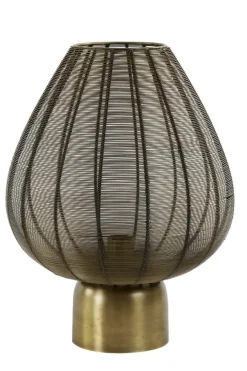Light en Living Tafellamp Suneko antiek brons - Ø 25 x 34 cm van Light & Living
