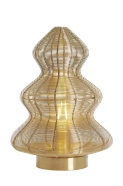 Light en Living Tafellamp Ø25x34 cm CHRISTMAS TREE brons