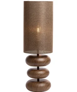 Light en Living Tafellamp Ø22x67,5 cm DANIALO houtprint bruin