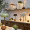 Light en Living Tafellamp Ø22x34 cm SURIN glans lichtgrijs+goud