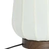 Light en Living Tafellamp Ø30x41,5 cm BIBURY hout print donker bruin+wit