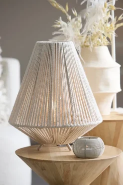 Light en Living Tafellamp Ø35x40 cm FELIDA crème