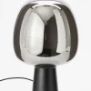 Light en Living Tafellamp Ø22x40 cm MAYSON mat zwart+ glas smoke