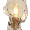 Light en Living Tafellamp Ø20x25 cm HEAD glas bruin vrouw