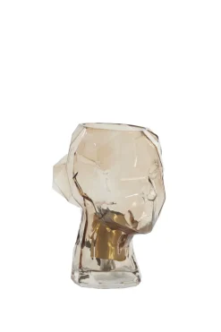 Light en Living Tafellamp Ø20x25 cm HEAD glas bruin vrouw