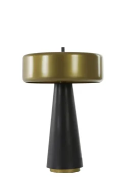 Light en Living Tafellamp Ø30x45 cm NAGAI mat zwart-antiek brons