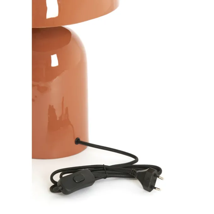 Light en Living Tafellamp 37x26x37 cm TODD glans donker oranje