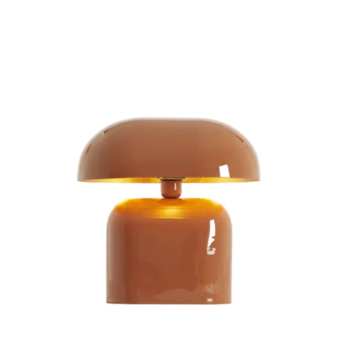 Light en Living Tafellamp 37x26x37 cm TODD glans donker oranje