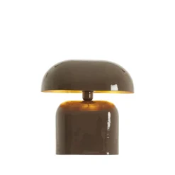 Light en Living Tafellamp 37x26x37 cm TODD glans donker bruin