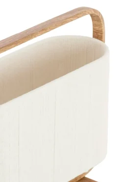 Light en Living Tafellamp 45x15x37,5 cm LECCE houtprint + touw naturel