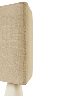 Light en Living Tafellamp 22x22x62 cm ZUWENA crème+linnen naturel
