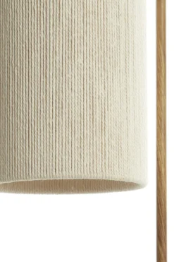 Light en Living Tafellamp 26x20x59,5 cm DONIO hout print naturel+touw crème