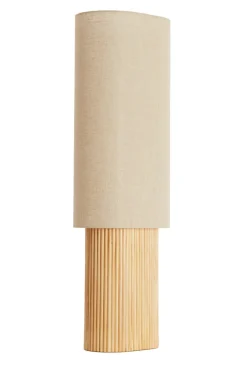 Light en Living Tafellamp 30x20x94 cm LASLO hout natural+linnen naturel