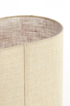 Light en Living Tafellamp 30x20x94 cm LASLO hout natural+linnen naturel