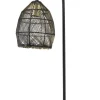 Light en Living Tafellamp 23x18x60 cm MEYA mat zwart+goud
